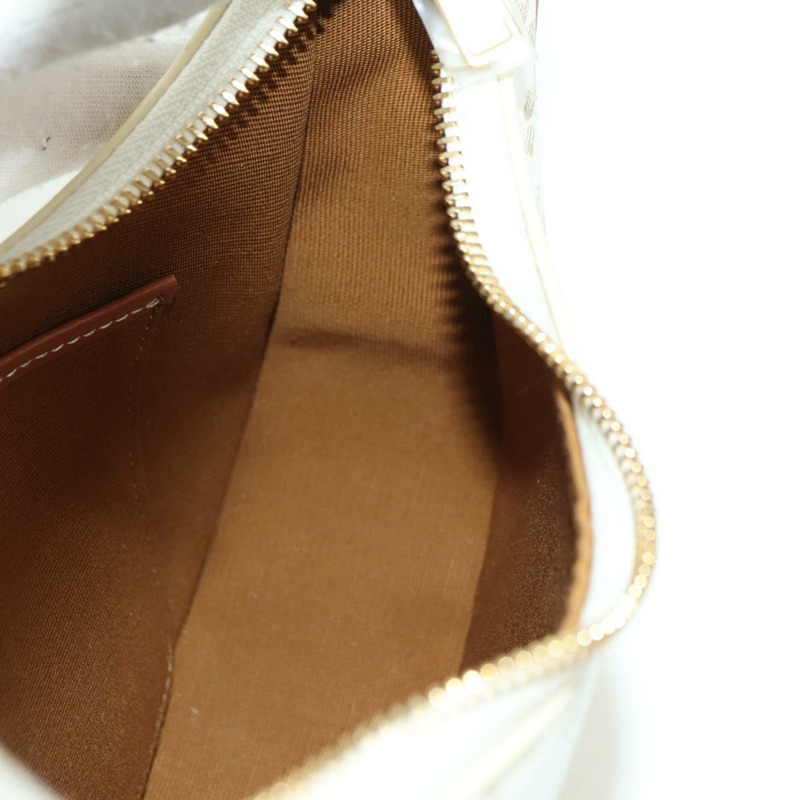 【日本直送】CELINE Macadam帆布Ava 肩背包 PVC 白色金色正品 175974SAM-17