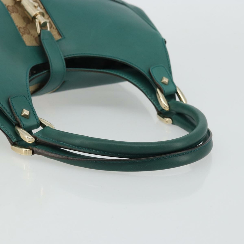 【日本直送】GUCCI 全新 Jerky 單肩包，皮革材質，綠色/金色，貨號 124407，正品編號 175619A-6