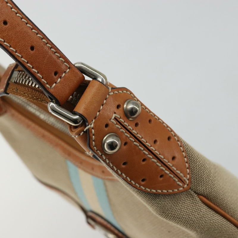 【日本直送】GUCCI帆布肩背包 米色 銀色 114869 正品 175232A-13