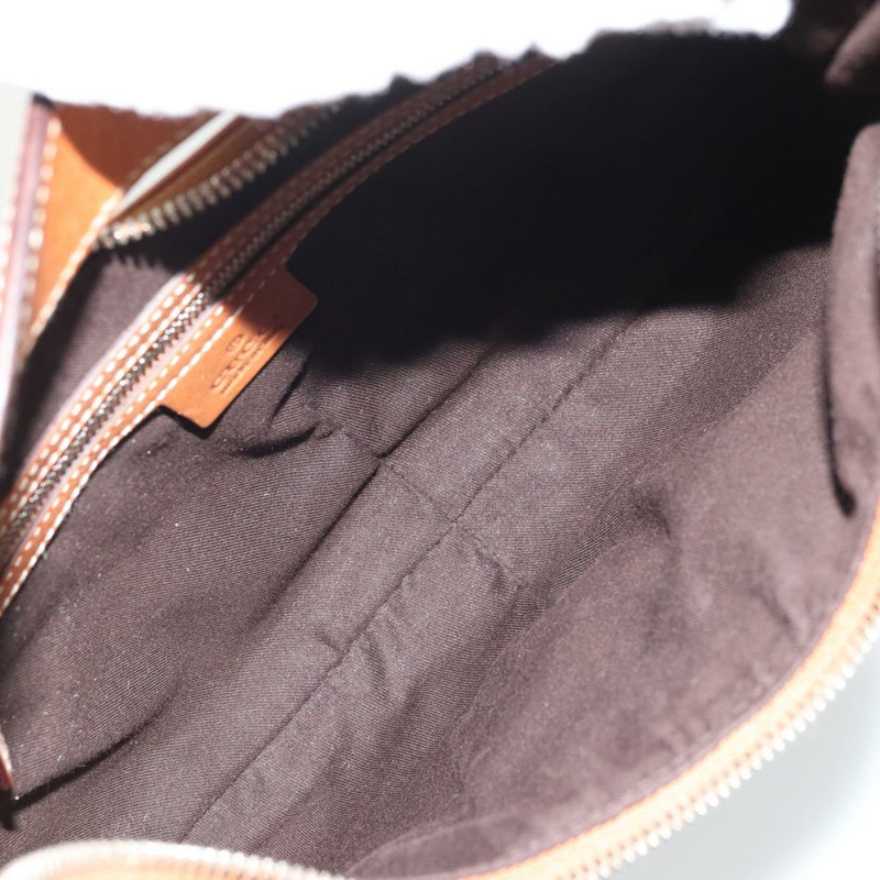 【日本直送】GUCCI帆布肩背包 米色 銀色 114869 正品 175232A-18