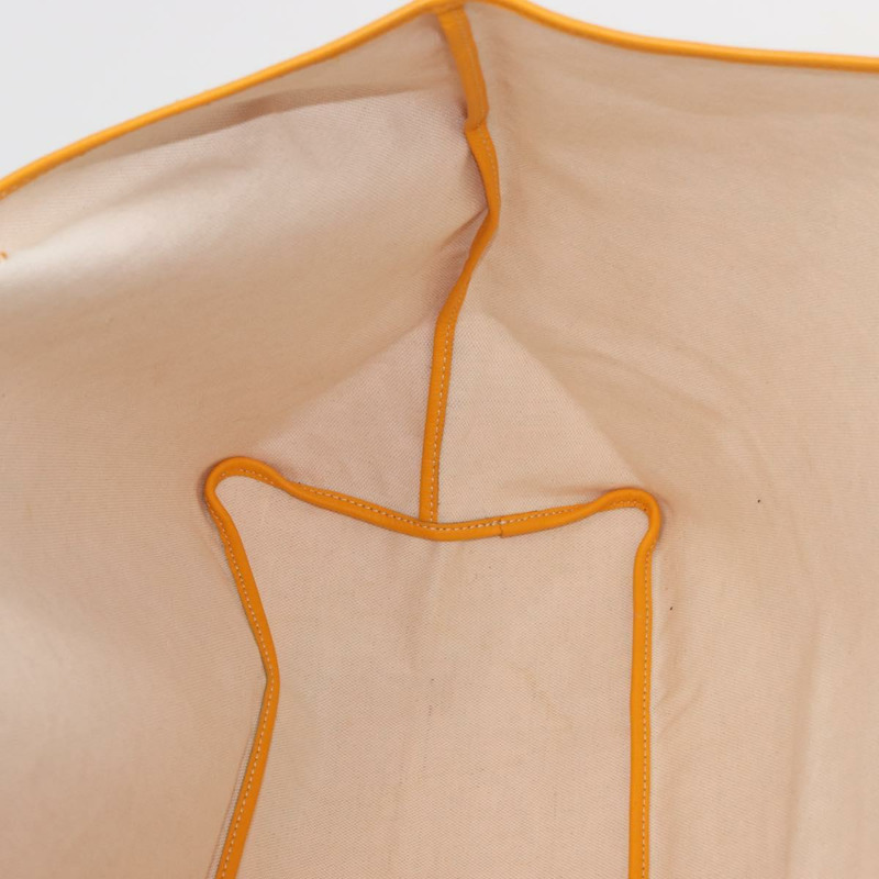 【日本直送】GOYARD 人字紋 Saint Louis GM 手提包 PVC 黃色 正品 165566SM-14