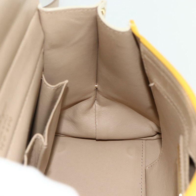 【日本直送】Salvatore Ferragamo Gancini 手提包 皮革 2way 黃金 Auth ka3925A-21