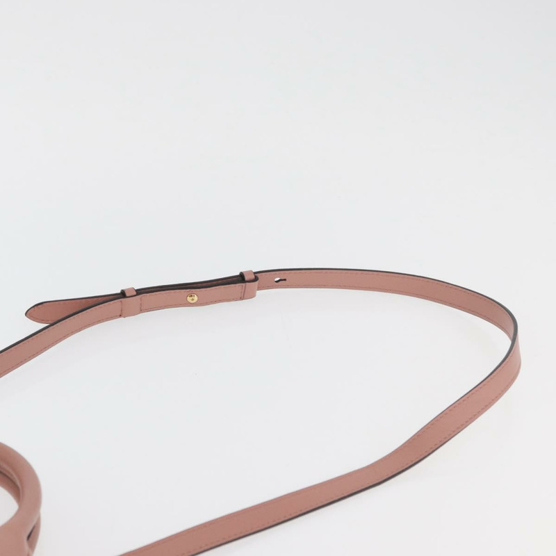 【日本直送】Salvatore Ferragamo Gancini 手提包 皮革 2way 粉金配色 Auth ka3924A-9