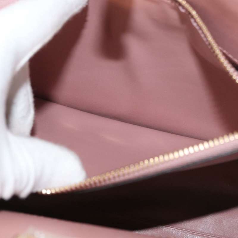 【日本直送】Salvatore Ferragamo Gancini 手提包 皮革 2way 粉金配色 Auth ka3924A-21