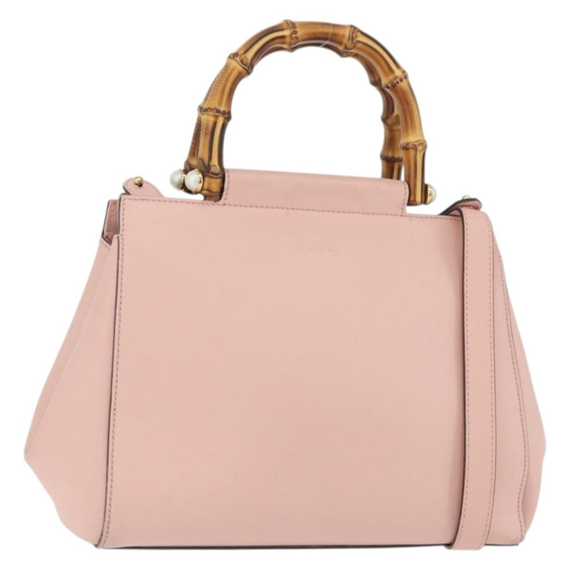 【日本直送】GUCCI Nim Fair 手提包 皮革 兩用 粉金 453767 正品 ka4024A-0