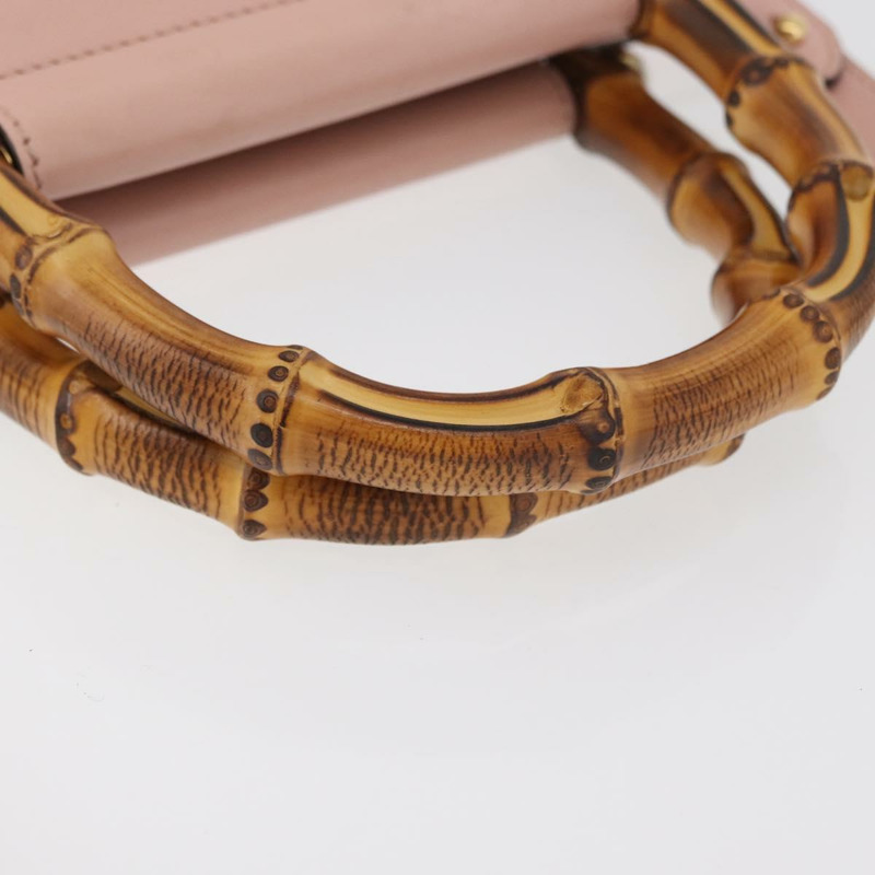 【日本直送】GUCCI Nim Fair 手提包 皮革 兩用 粉金 453767 正品 ka4024A-7