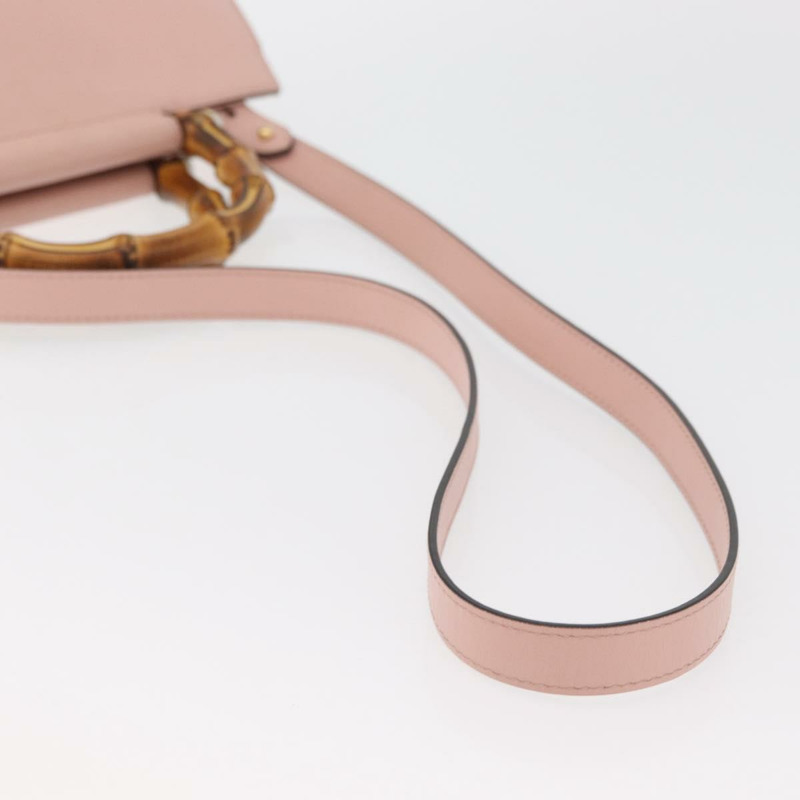 【日本直送】GUCCI Nim Fair 手提包 皮革 兩用 粉金 453767 正品 ka4024A-9