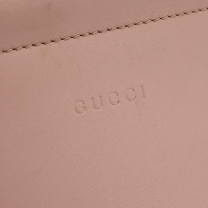 【日本直送】GUCCI Nim Fair 手提包 皮革 兩用 粉金 453767 正品 ka4024A-16