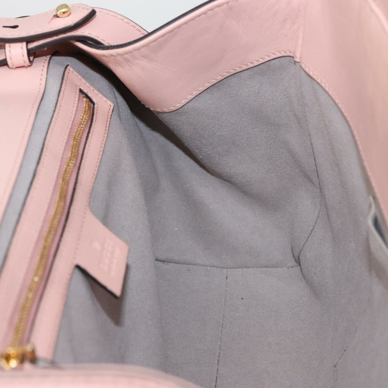 【日本直送】GUCCI Nim Fair 手提包 皮革 兩用 粉金 453767 正品 ka4024A-19