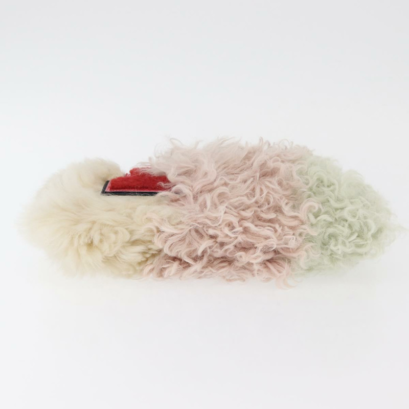 【日本直送】Miu Miu 鏈條單肩包 毛絨粉紅色銀色 正品 174917V-4