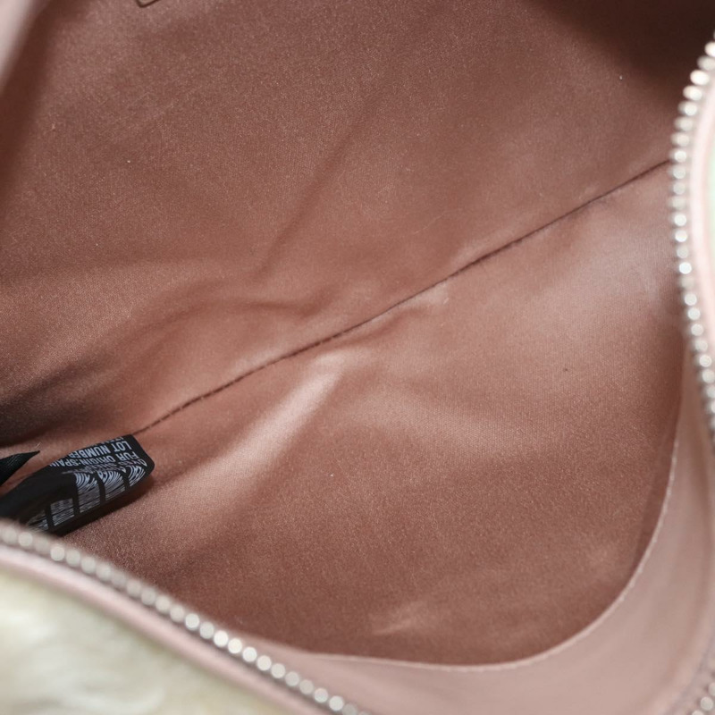 【日本直送】Miu Miu 鏈條單肩包 毛絨粉紅色銀色 正品 174917V-9