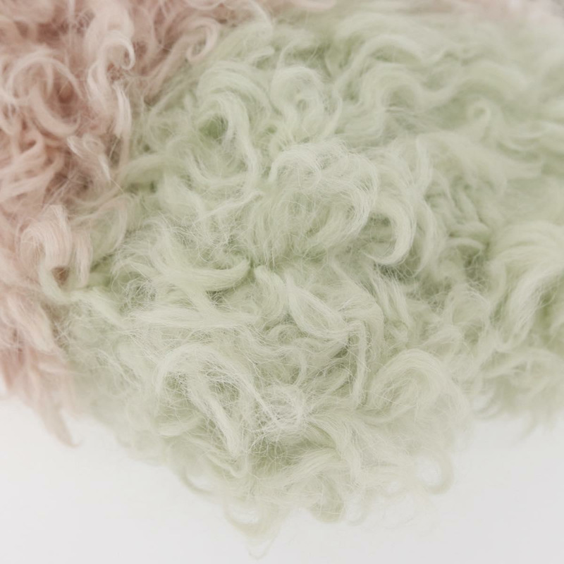 【日本直送】Miu Miu 鏈條單肩包 毛絨粉紅色銀色 正品 174917V-15