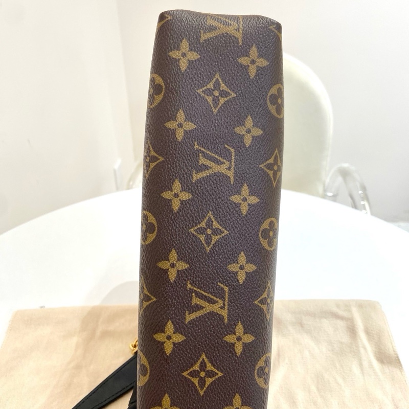 lv/路易威登 老花紅色拼皮Pallas系列chain傳奇單肩斜挎鏈條包 尺寸：25*7*16 附件：塵袋。-4