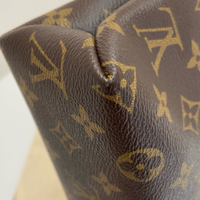 lv/路易威登 老花紅色拼皮Pallas系列chain傳奇單肩斜挎鏈條包 尺寸：25*7*16 附件：塵袋。-6