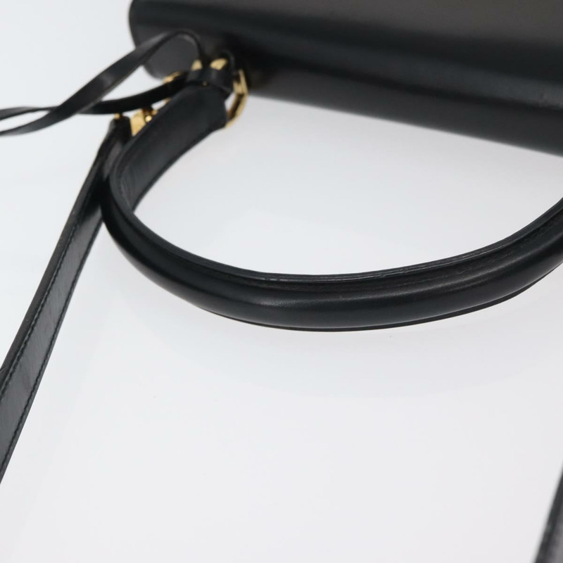 【日本直送】GUCCI Ready Lock 手提包 皮革 2way 黑色 金色 000 1951 0258 Auth mr2383A-6