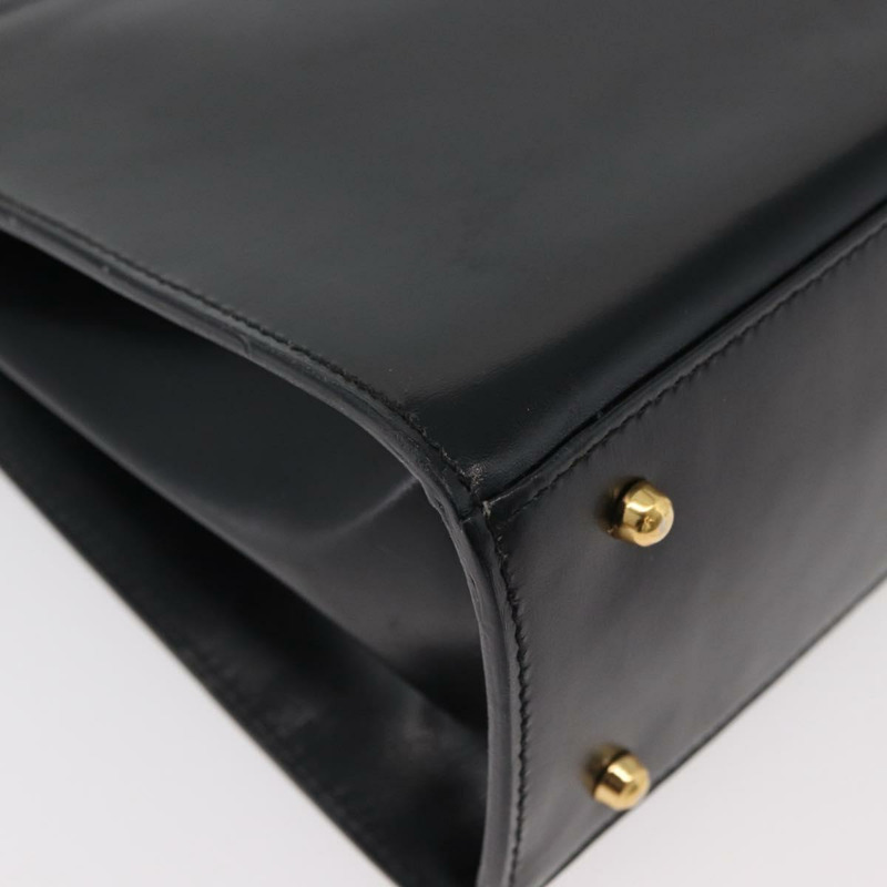 【日本直送】GUCCI Ready Lock 手提包 皮革 2way 黑色 金色 000 1951 0258 Auth mr2383A-13