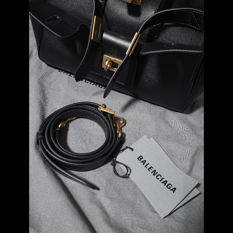 [全新] Balenciaga 巴黎世家 Bel air 黑金 mini-7