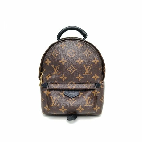 LOUIS VUITTON PalmSprings小書包Mini17老花PVC2016肩背包