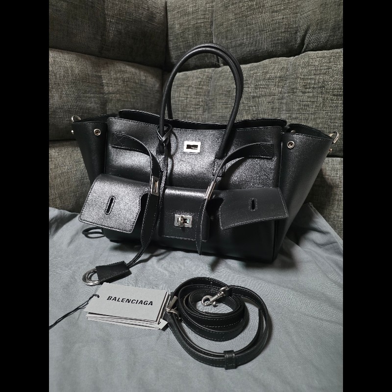 [全新] Balenciaga 巴黎世家 Bel Air 黑銀 small-0