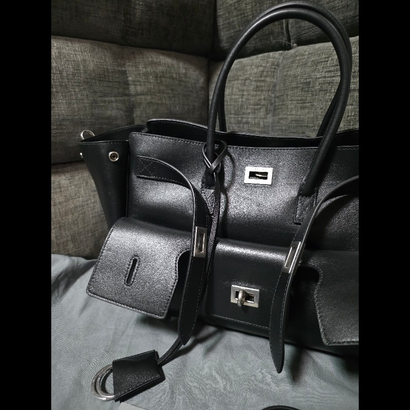 [全新] Balenciaga 巴黎世家 Bel Air 黑銀 small-9