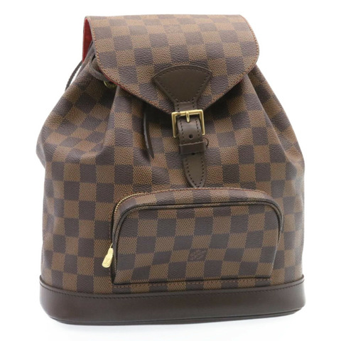 路易威登 Damier Ebene Montsouris 中型背包 N51143 LV 正品 26498SAM