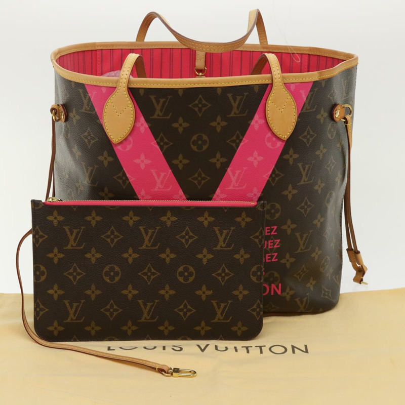 【日本直送】路易威登 Monogram Neverfull MM 手提包 Grenard M41602 LV Auth 51265SAV-11