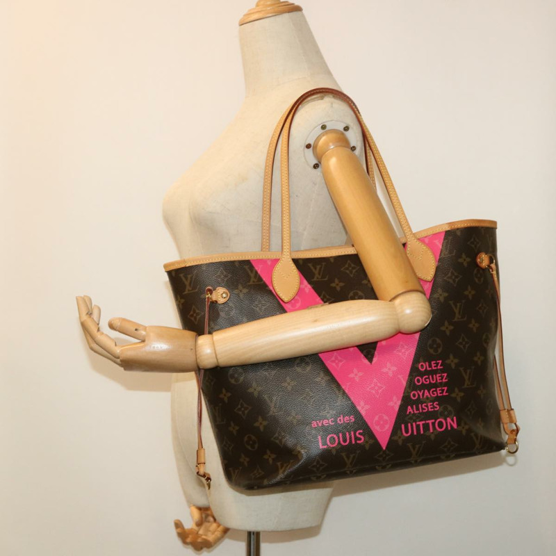 【日本直送】路易威登 Monogram Neverfull MM 手提包 Grenard M41602 LV Auth 51265SAV-34