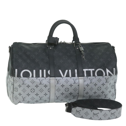 路易威登 Eclipse Split Keepall Bandouliere 50 波士頓包 M43817 正品 57012SM