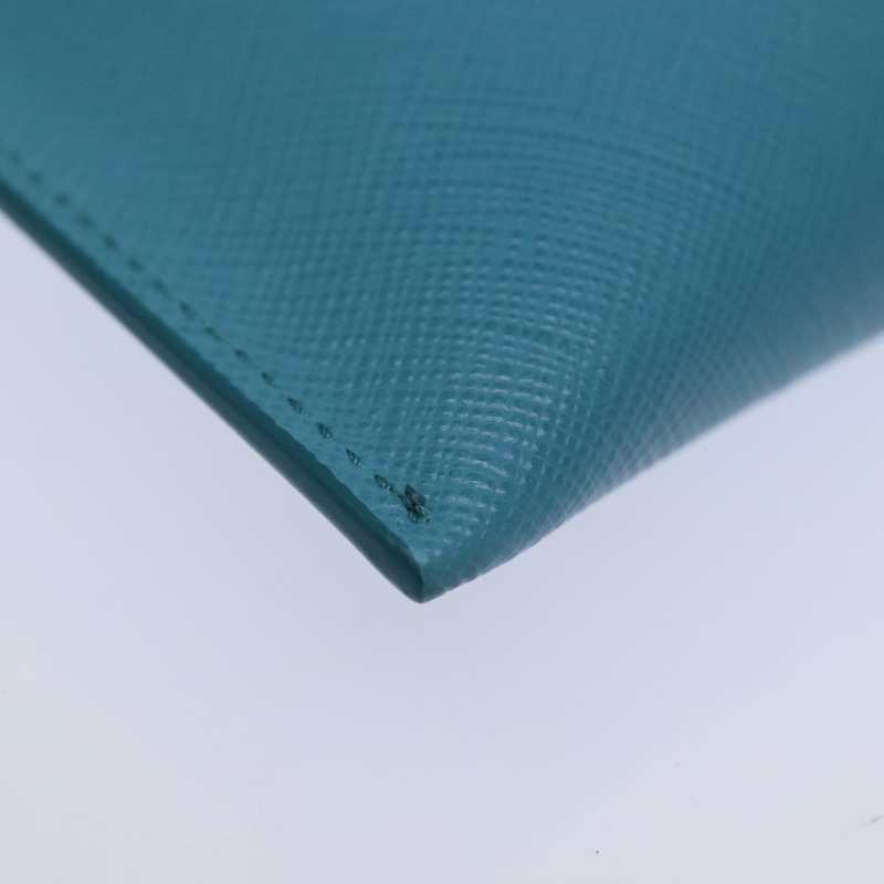 【日本直送】PRADA 配件包 Safiano 皮革 藍色 Auth 71575SAV-15