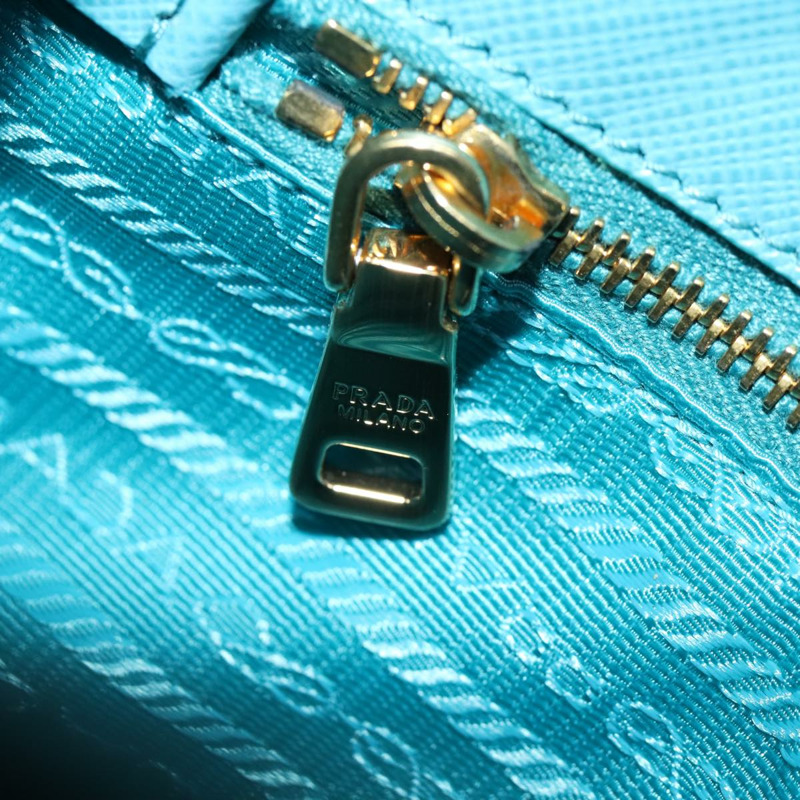 【日本直送】PRADA 配件包 Safiano 皮革 藍色 Auth 71575SAV-22