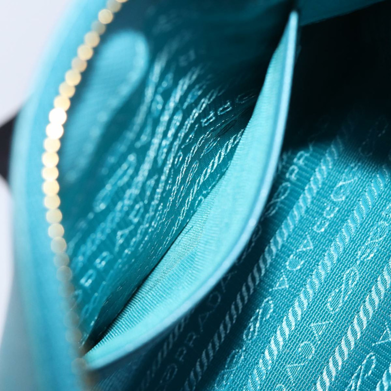 【日本直送】PRADA 配件包 Safiano 皮革 藍色 Auth 71575SAV-24