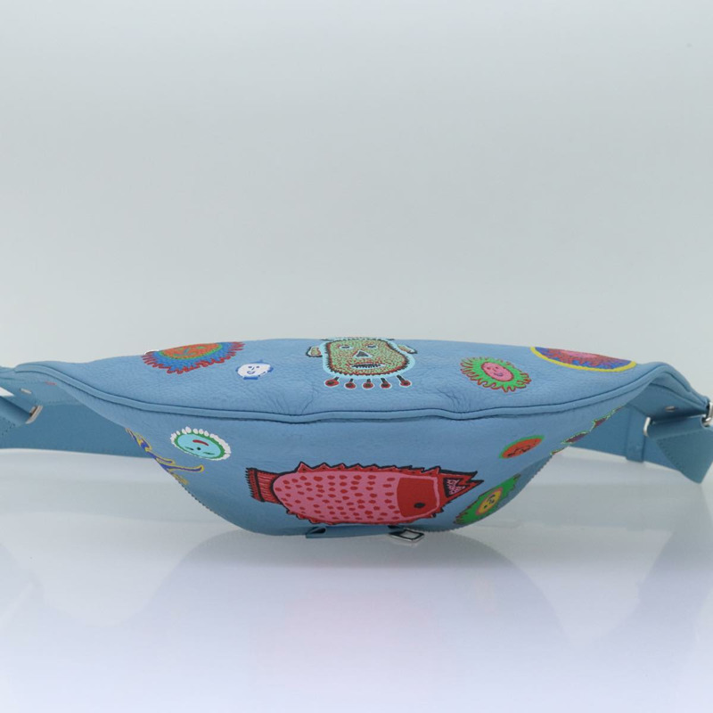 【日本直送】路易威登 Taurillon Monogram Maxi 腰包 淺藍色 M21715 正品 76433SM-4