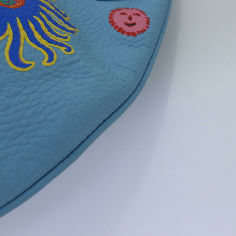 【日本直送】路易威登 Taurillon Monogram Maxi 腰包 淺藍色 M21715 正品 76433SM-16