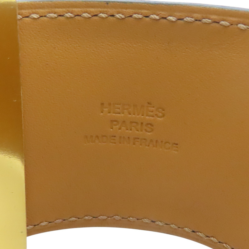 藍色 Swift 牛皮 CDC Collier de Chien 手環 D刻 金扣【HERMES 愛馬仕】-6