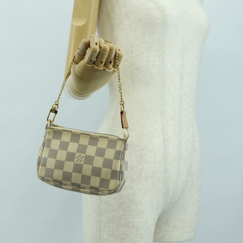 【日本直送】路易威登 Damier Azur 迷你手拿包配件袋 N63005 正品 yk17913-19