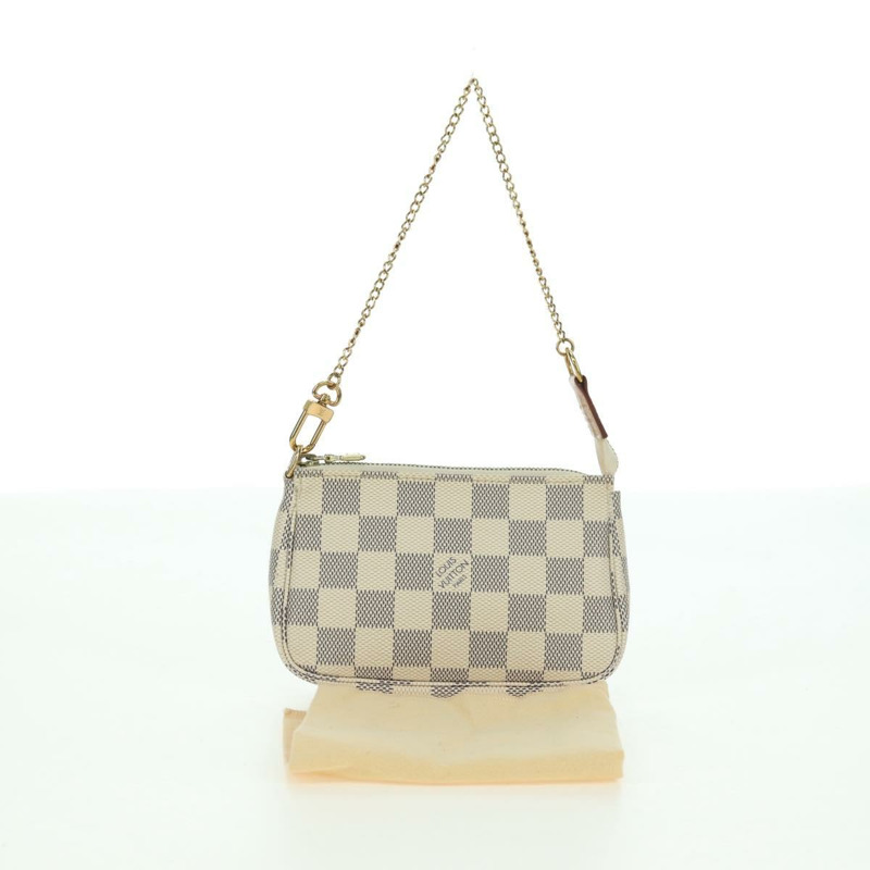 【日本直送】路易威登 Damier Azur 迷你手拿包配件袋 N63005 正品 yk17913-20