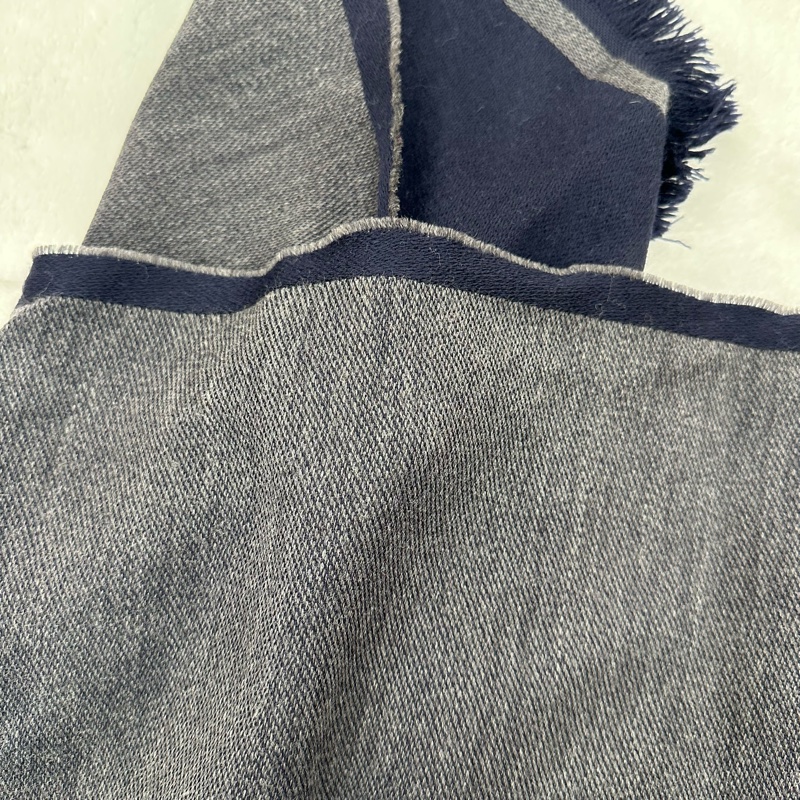 【赫蒂國際精品】Emporio Armani 亞曼尼 提花老鷹標誌羊毛混紡圍巾 vintage-8