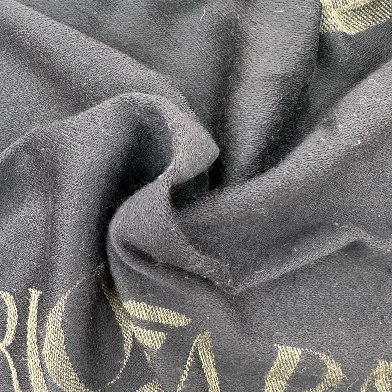 【赫蒂國際精品】Emporio Armani 亞曼尼 提花老鷹標誌羊毛混紡圍巾 vintage-11