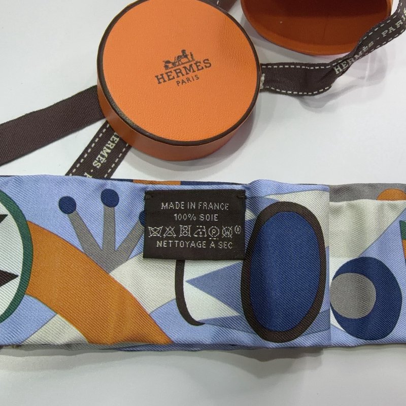 HERMES 全新Parade Twilly遊行絲巾-4