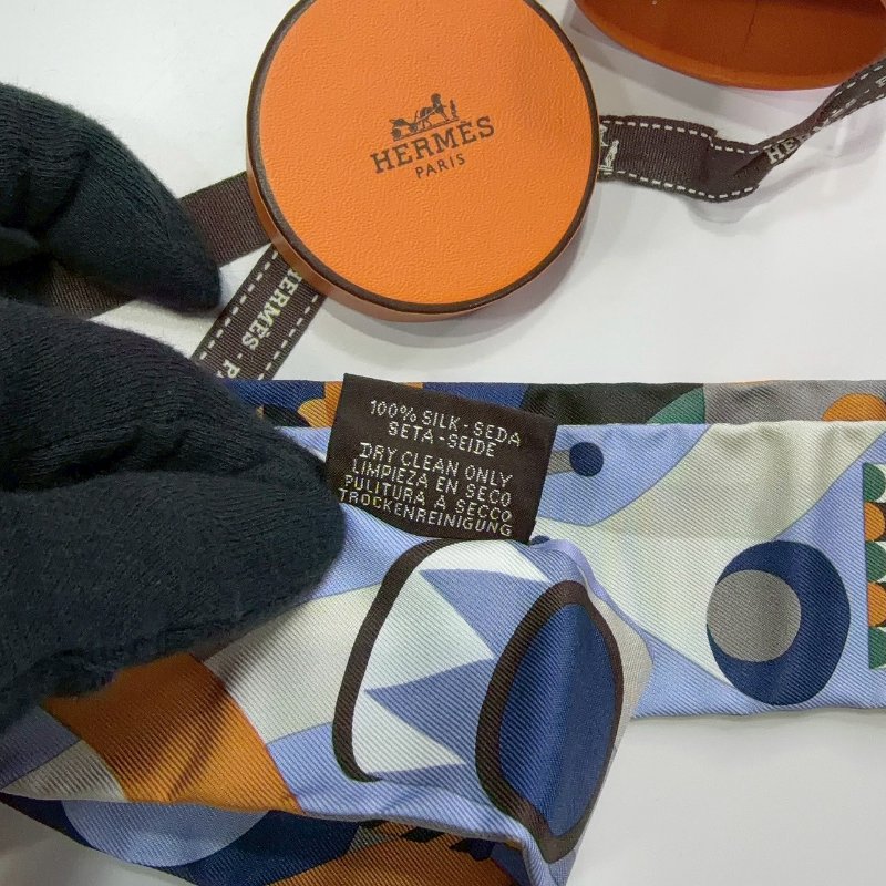 HERMES 全新Parade Twilly遊行絲巾-5
