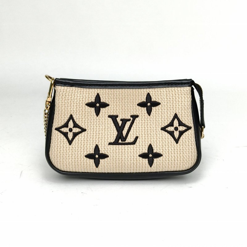 LOUIS VUITTON PochetteMini小麻將包拼色晶片夏日限定水彩系列肩背包-2