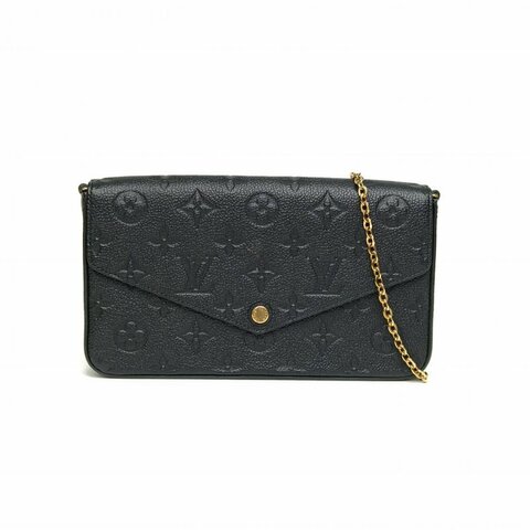 LOUIS VUITTON POCHETTEFELICIE三合一鏈條包黑色牛皮2019肩背包