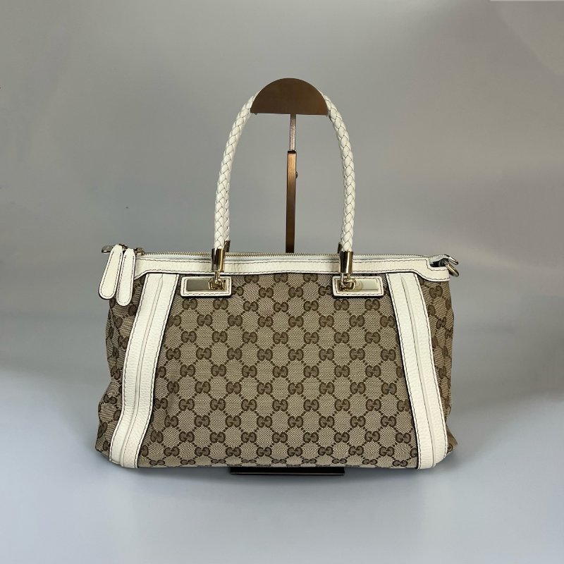 GUCCI 282300  白托特流蘇包-1