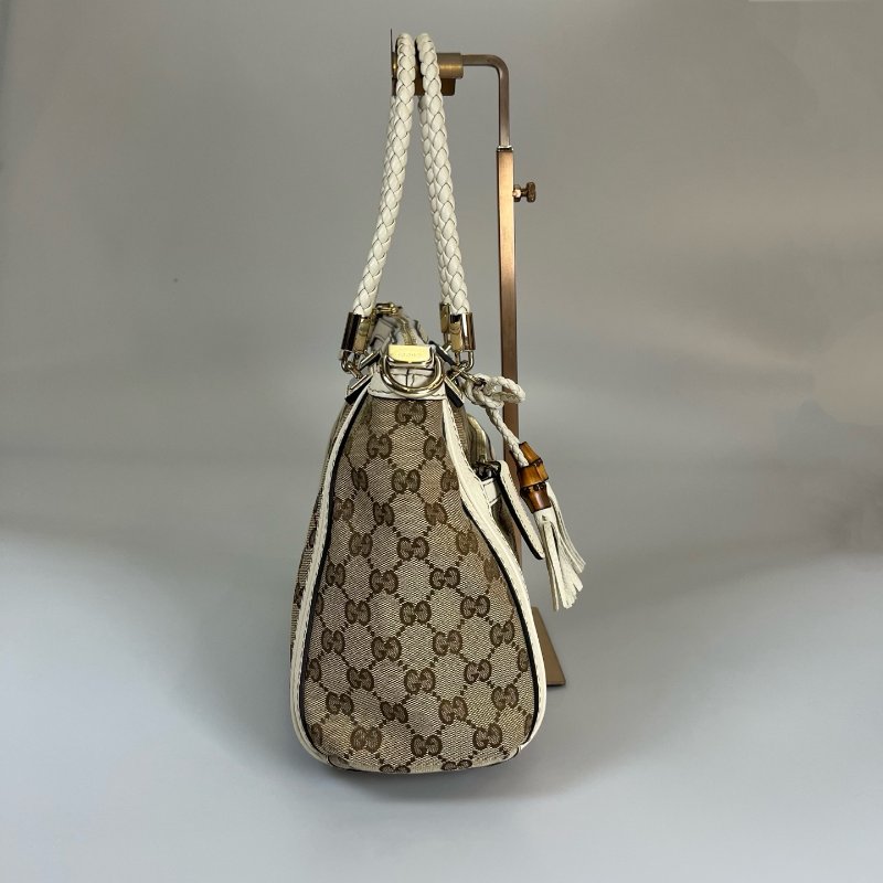 GUCCI 282300  白托特流蘇包-2