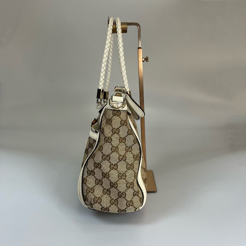 GUCCI 282300  白托特流蘇包-3