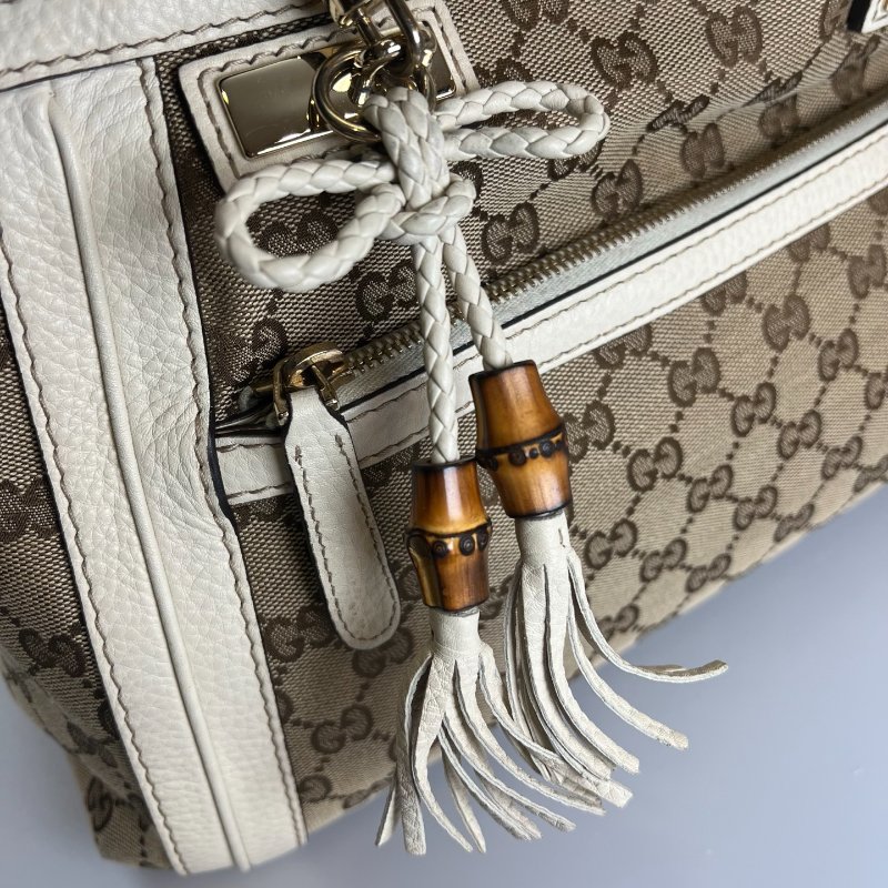 GUCCI 282300  白托特流蘇包-8