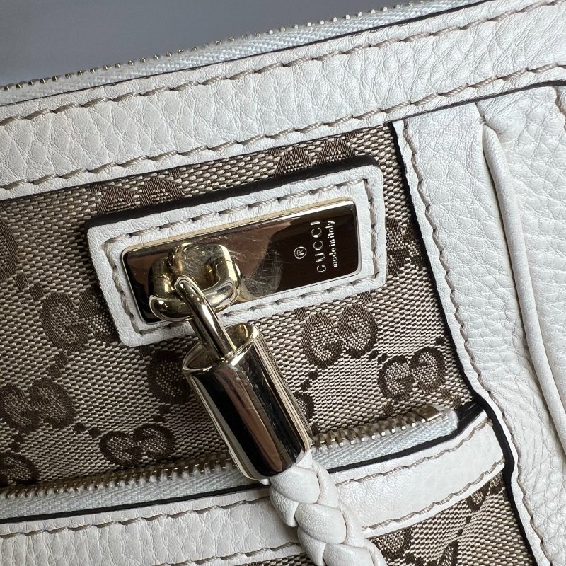 GUCCI 282300  白托特流蘇包-9