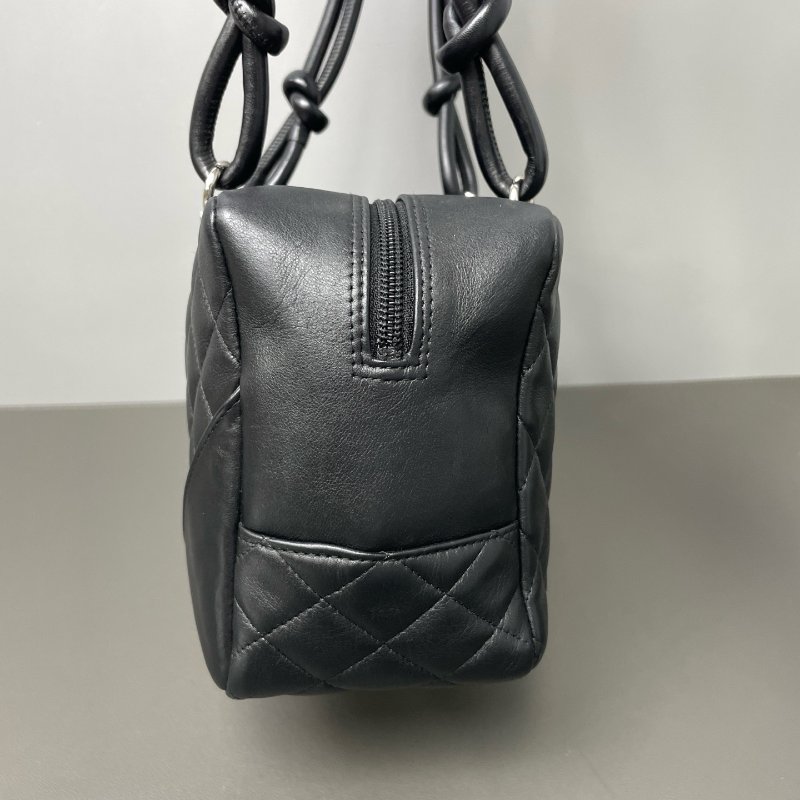 香奈兒/Chanel 康鵬全黑保齡球包-2