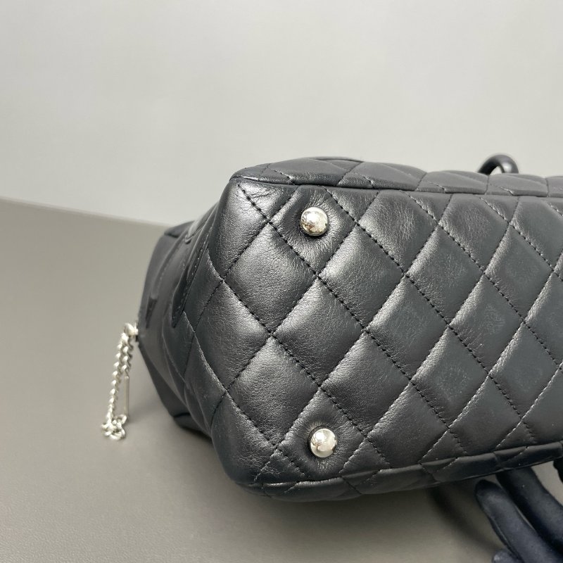 香奈兒/Chanel 康鵬全黑保齡球包-10