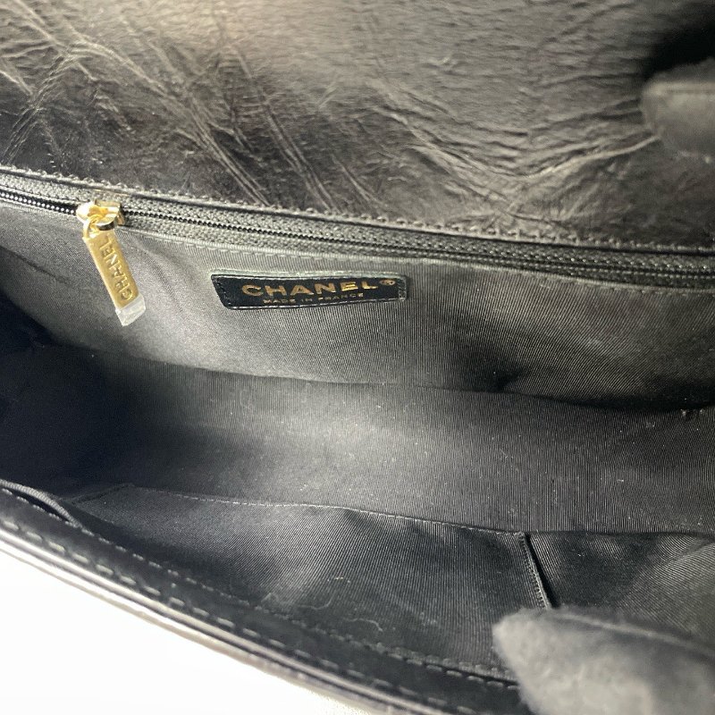 香奈兒/Chanel 康鵬全黑保齡球包-12